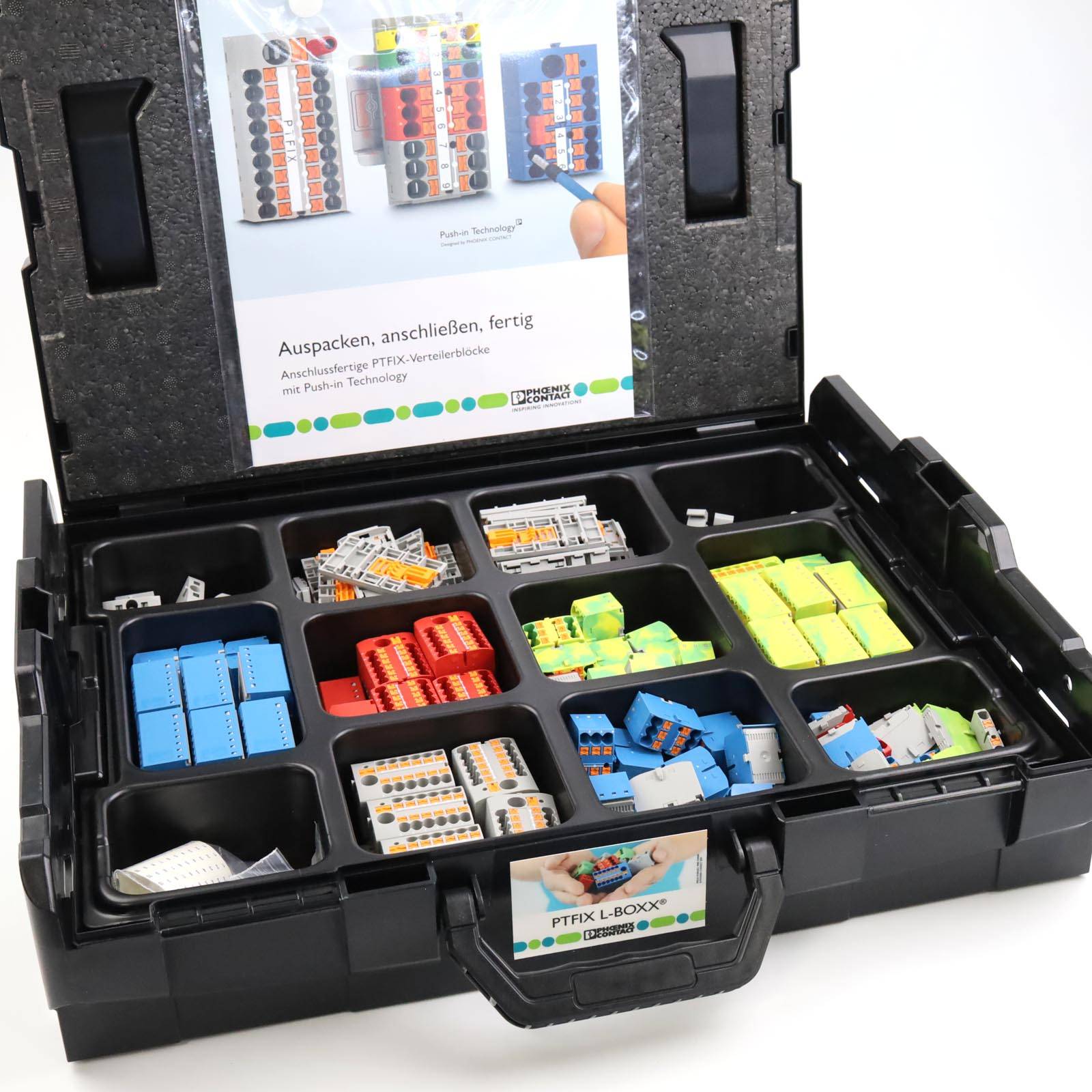 System-Paket Verteilerblöcke PHOENIX 1092040 - PTFIX L-BOXX-2