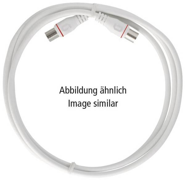 AXING Endgeräteanschlusskabel EAK 101-80 F-Anschluss Quickfix VF TS 5001 1m Install.Baumaterial