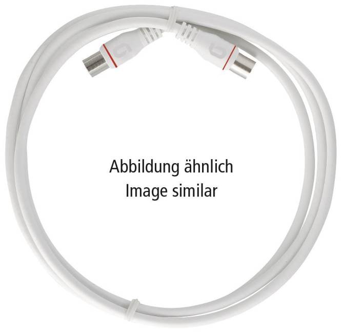 AXING Endgeräteanschlusskabel EAK 101-80 F-Anschluss Quickfix VF TS 5001 1m Install.Baumaterial-0