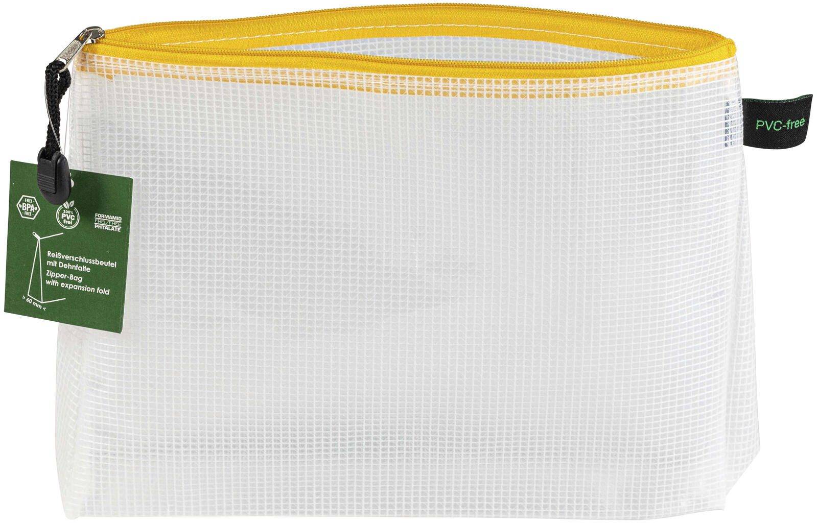 FolderSys Reißverschlussbeutel A5 transparent 40634-60