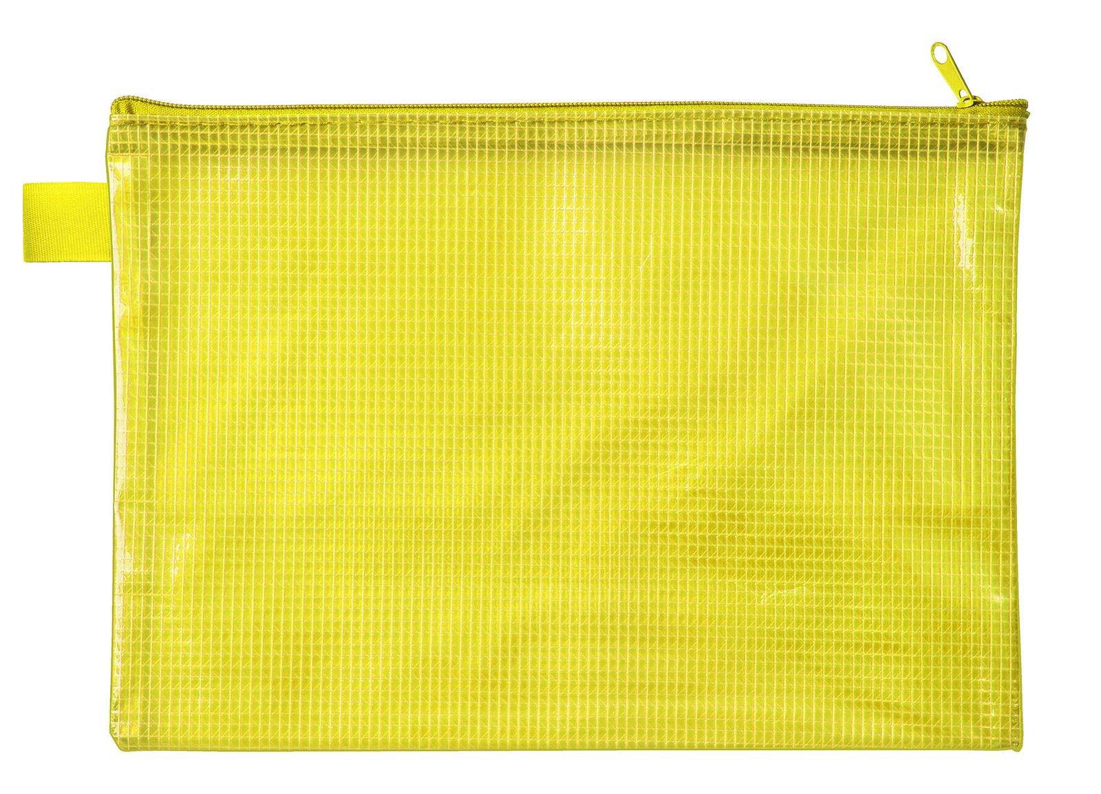 Reißverschlusstasche A5 EVA-Material gelb-0
