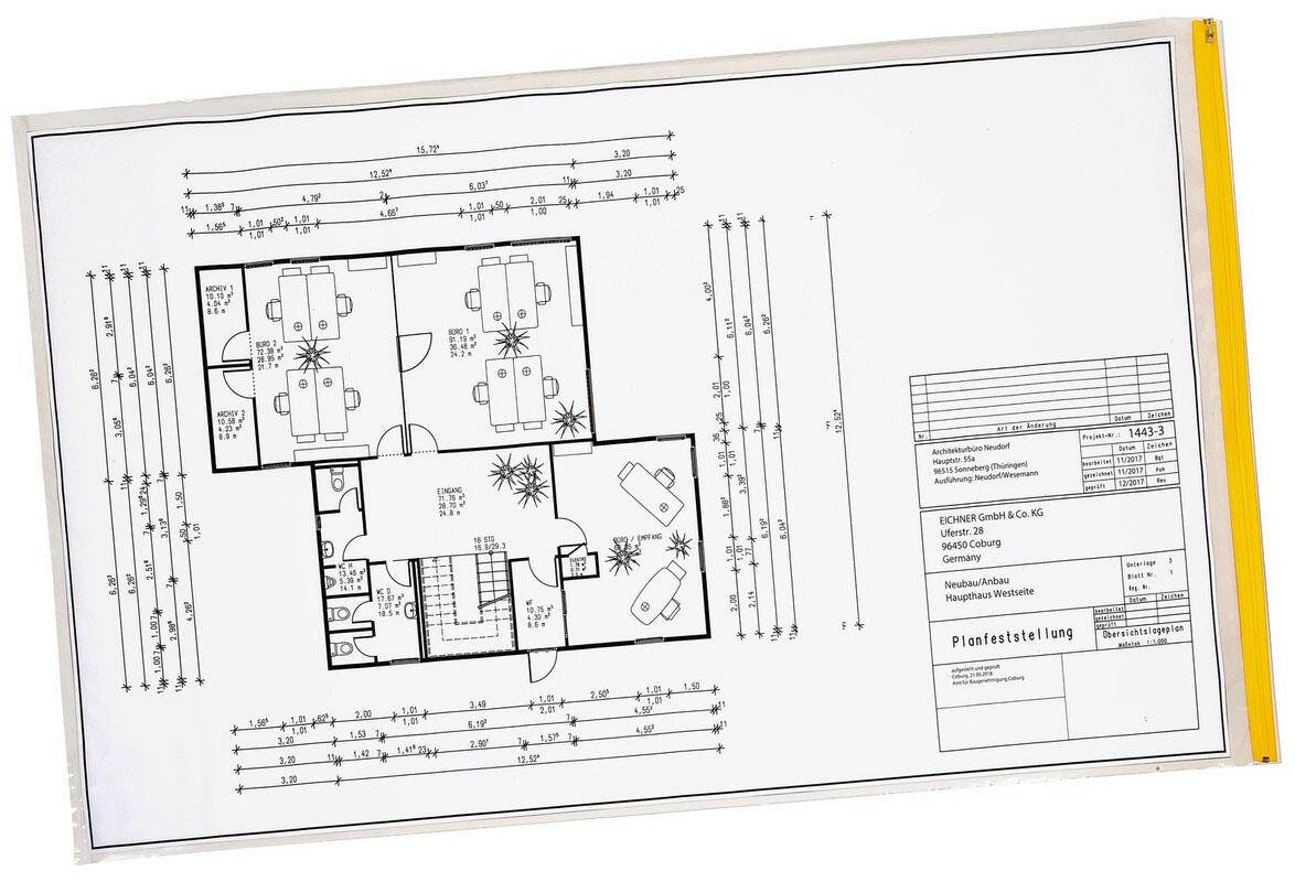 EICHNER Planschutztaschen A4 transparent 9218-08027-0