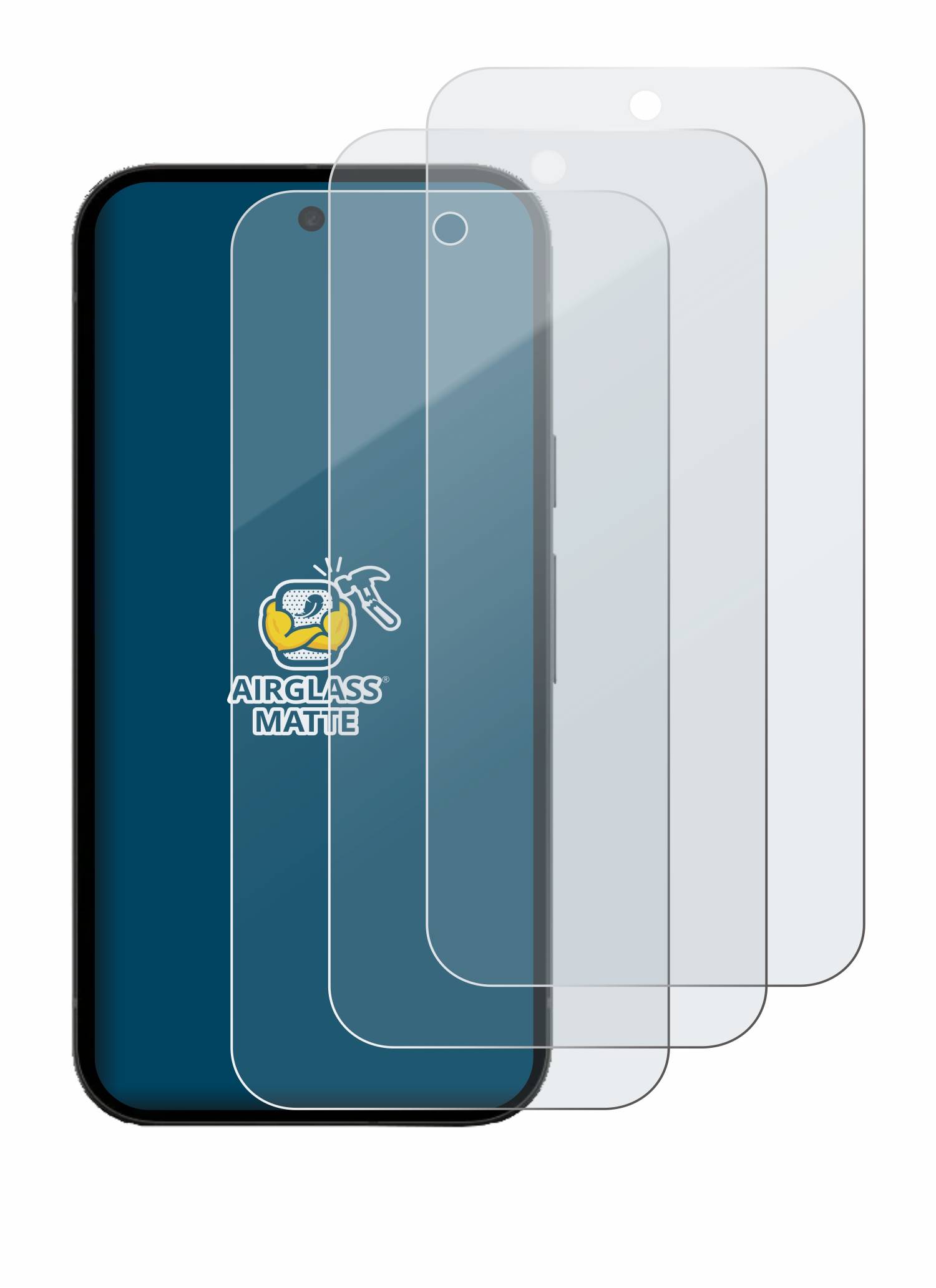3x BROTECT Entspiegelungs Schutzglas für Google Pixel 10a (case-friendly) Schutzfolie Panzer Folie Glas Schutz matt-3