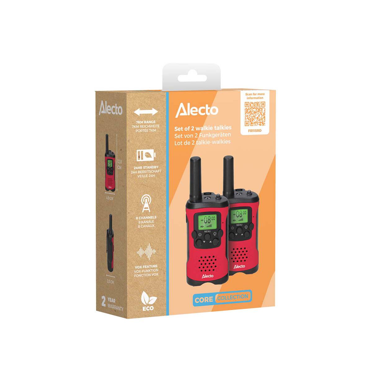 Alecto FR-115BW A004331 Hobby-Funkgerät 2er Set-4