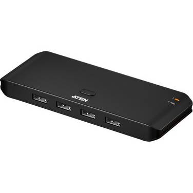 ATEN US4224 USB 2.0 Umschalter 2x4 Sharing Switch (2x Host / 4x Device)
