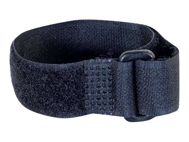 Hook-and-Loop - Kabelverbindung - 28 cm - Schwarz (Packung mit 12)