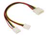 "Y" Cable - Netz-Splitter - 4-Pin-Mini-Stromversorgungsstecker (W)