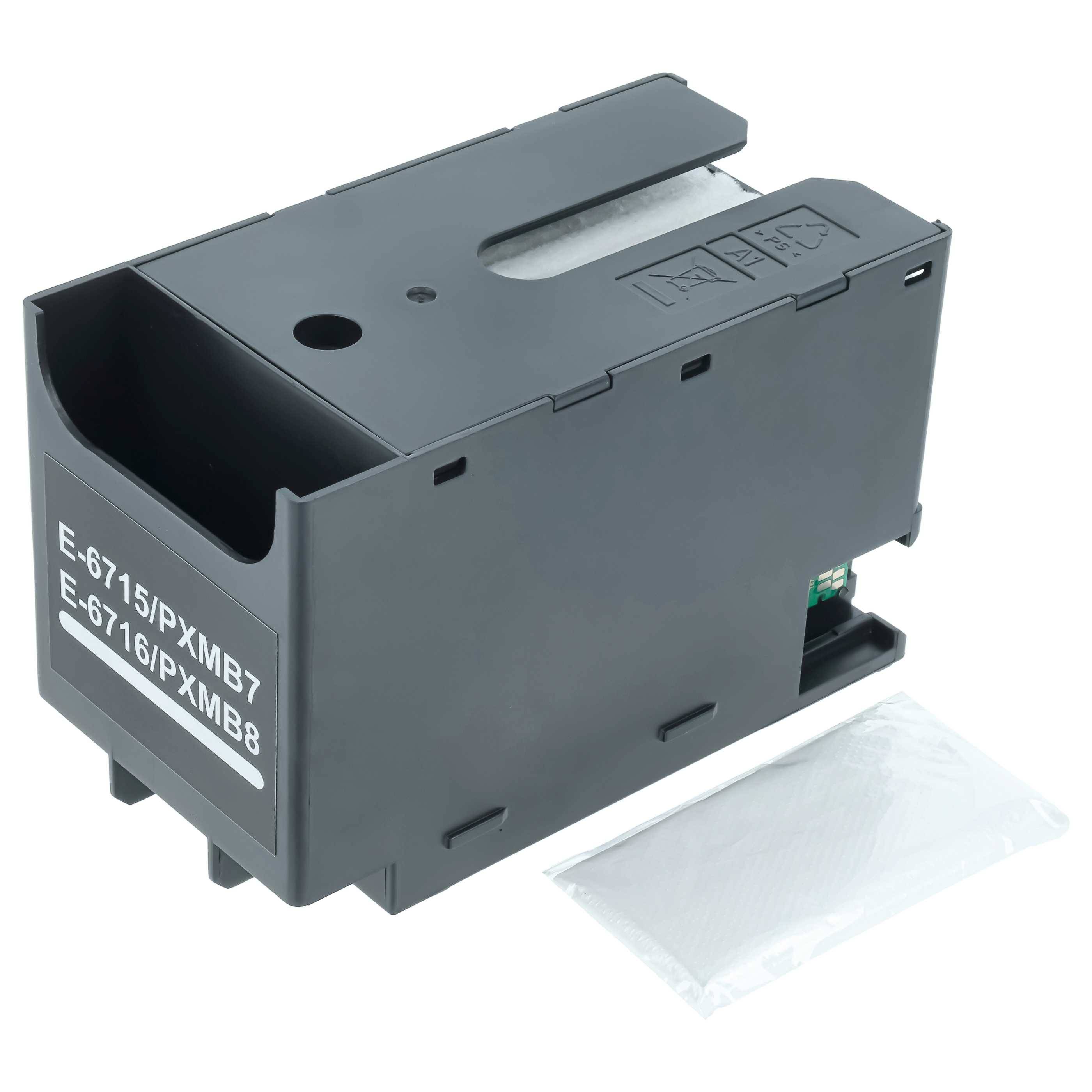 vhbw Resttintenbehälter kompatibel mit Epson Workforce Pro WF 4730 DTWF | WF 4735 DTWF Tintenstrahldrucker - Wartungsbox-0