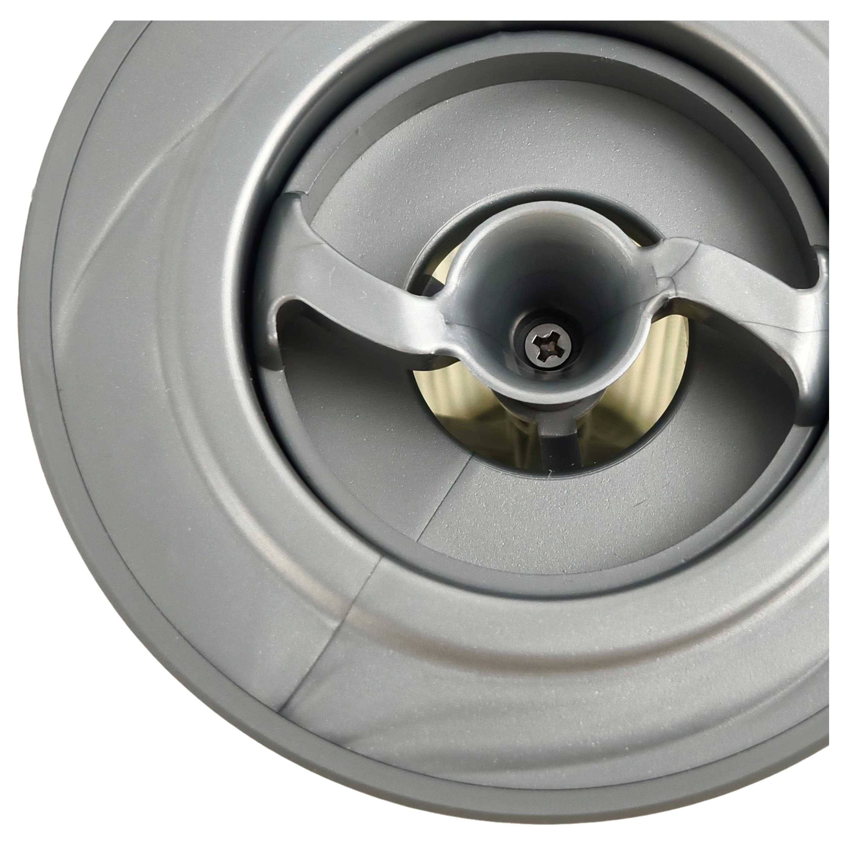 vhbw Faltenfilter Ersatz für Bosch 12036642 für Staubsauger | Patronenfilter Grau-3