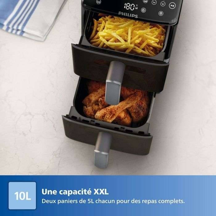Philips NA461/00 Doppel-Heißluftfritteuse 10L, 2750W-1