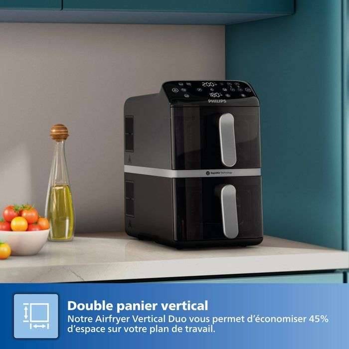 Philips NA461/00 Doppel-Heißluftfritteuse 10L, 2750W-2