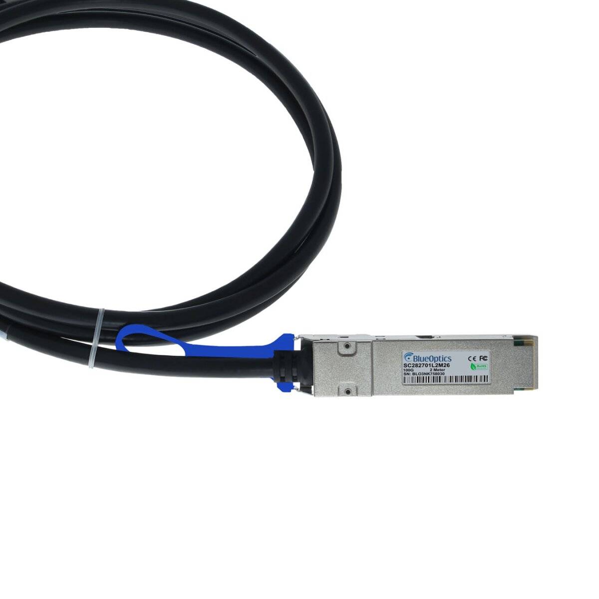 BLUEOPTICS - NVIDIA 980-9I48U-00C02A BlueLAN passives Ethernet, 100GBASE-CR4 QSFP28 auf 4x25GBASE-CR SFP28 Direct Attach-2