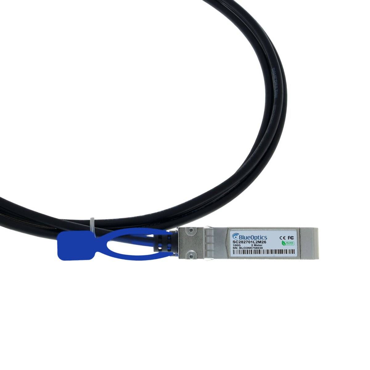 BLUEOPTICS - NVIDIA 980-9I48U-00C02A BlueLAN passives Ethernet, 100GBASE-CR4 QSFP28 auf 4x25GBASE-CR SFP28 Direct Attach-3