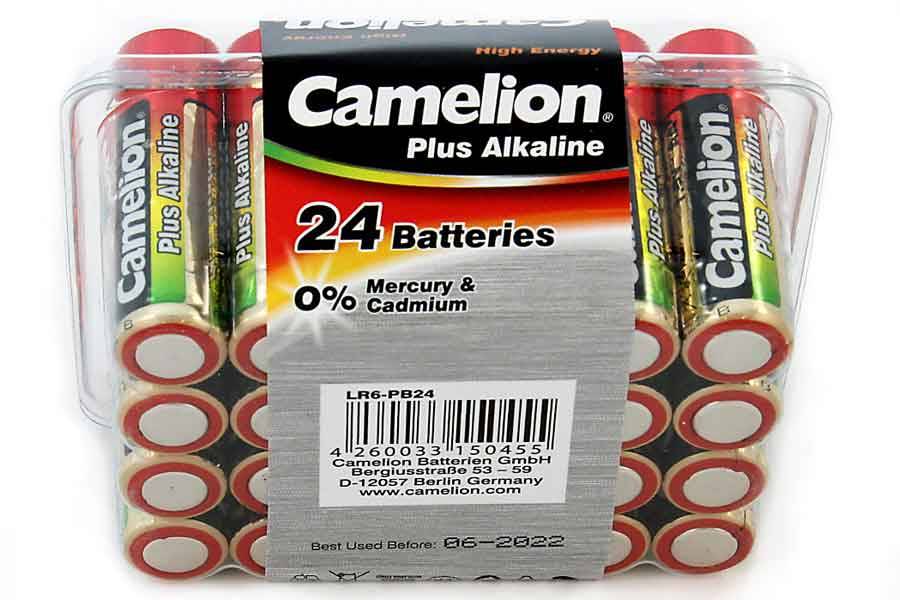 Batterie Camelion, Mignon, AA, LR6 PLUS Alkaline - 1,5V (VE24)-1