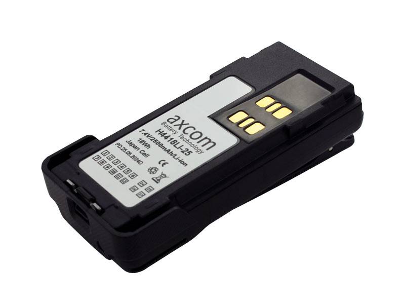 Li-Ion Akku für Motorola DP2400/e, DP2600/e, DP4000 Serie - 7,4V 2,5 Ah 18.5 Wh - Japan. Akkuzelle-0