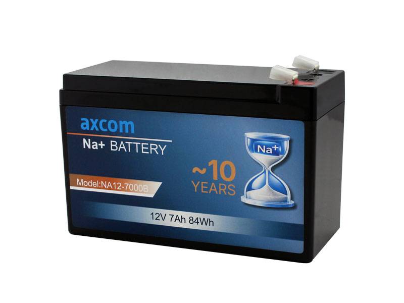 Axcom Natrium Ionen Akku 12V 7Ah mit 6,3mm Steckkontakten-0