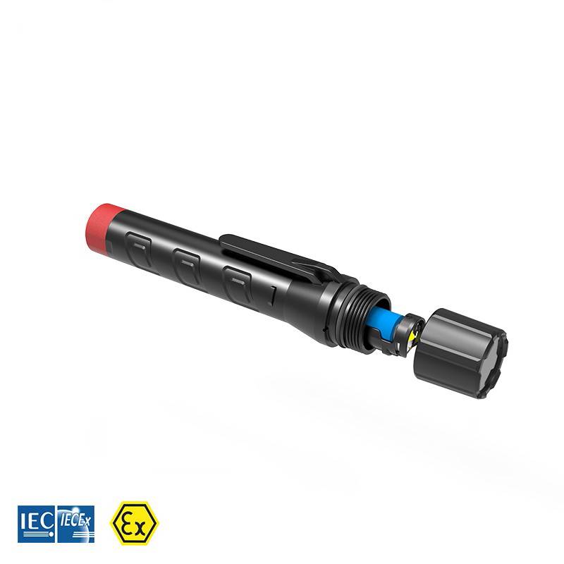 Taschenlampe EX-geschützt, batteriebetrieben, ATEX, 8h Leuchtdauer-1