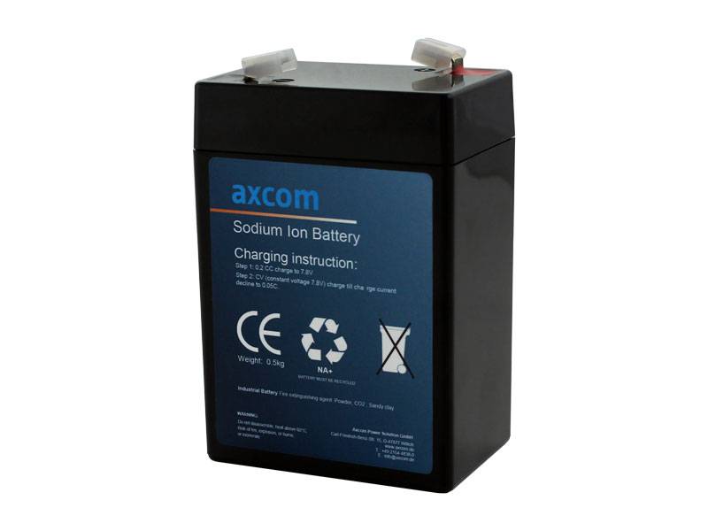 Axcom Natrium Ionen Akku 6V 4,5Ah mit 4,7mm Steckkontakten-2