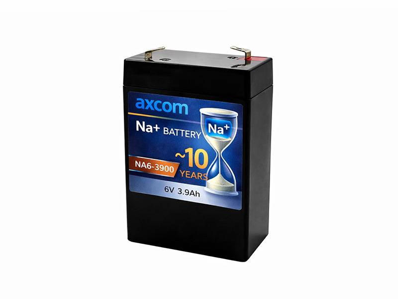 Axcom Natrium Ionen Akku 6V 3,9Ah mit 4,7mm Steckkontakten-0