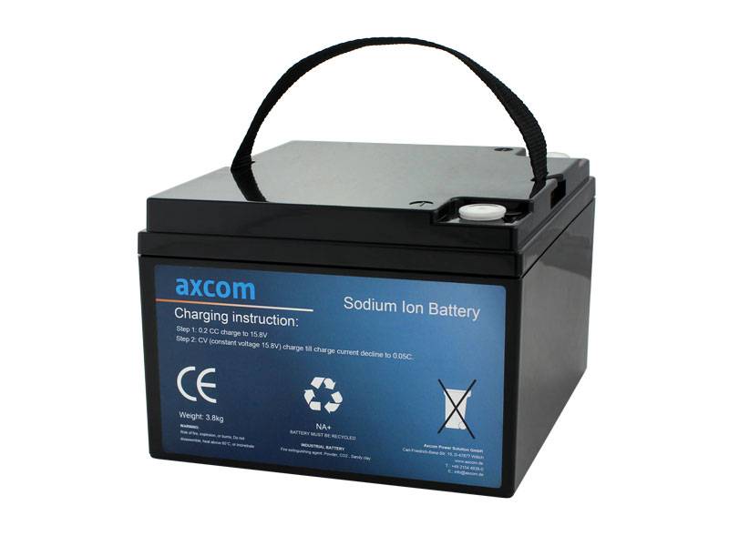 Axcom Natrium Ionen Akku 12V 28Ah mit M5 Kontakte-2