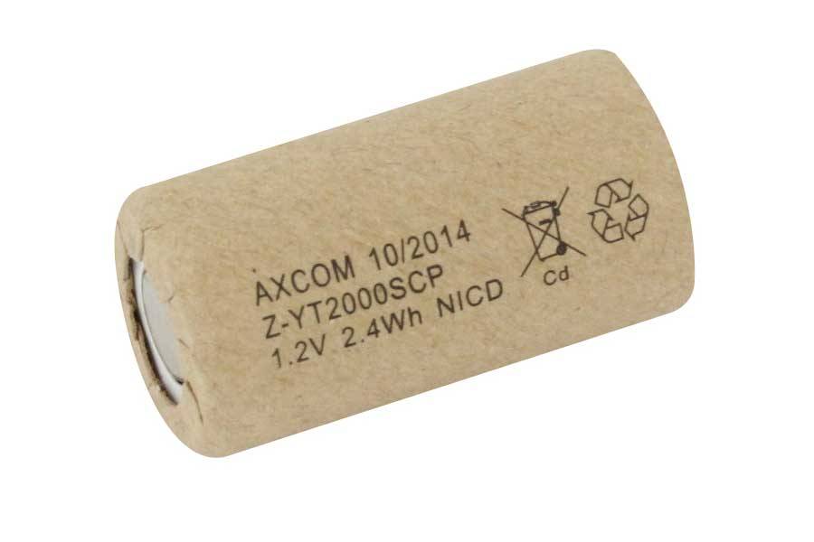 NiCD Akku SUB C - YT2000SCP (VPE 25 Stk.) - 1,2V/2,0Ah-0