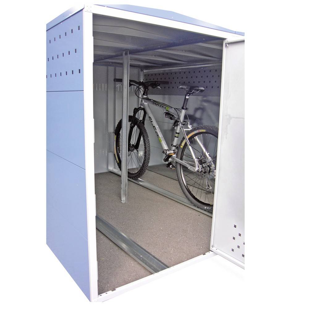Fahrradgarage, modular erweiterbar, Anbausatz mit Seitenwand-0