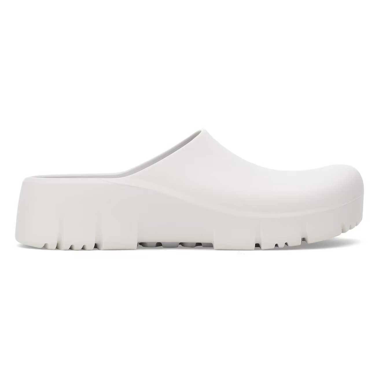 BIRKENSTOCK Super Birki 2.0 PU Clog Weiß, Größe 35, Berufsschuh mit austauschbarem Korkfußbett-1