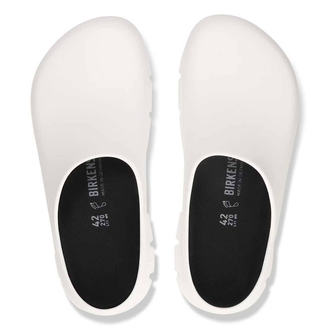 BIRKENSTOCK Super Birki 2.0 PU Clog Weiß, Größe 35, Berufsschuh mit austauschbarem Korkfußbett-3