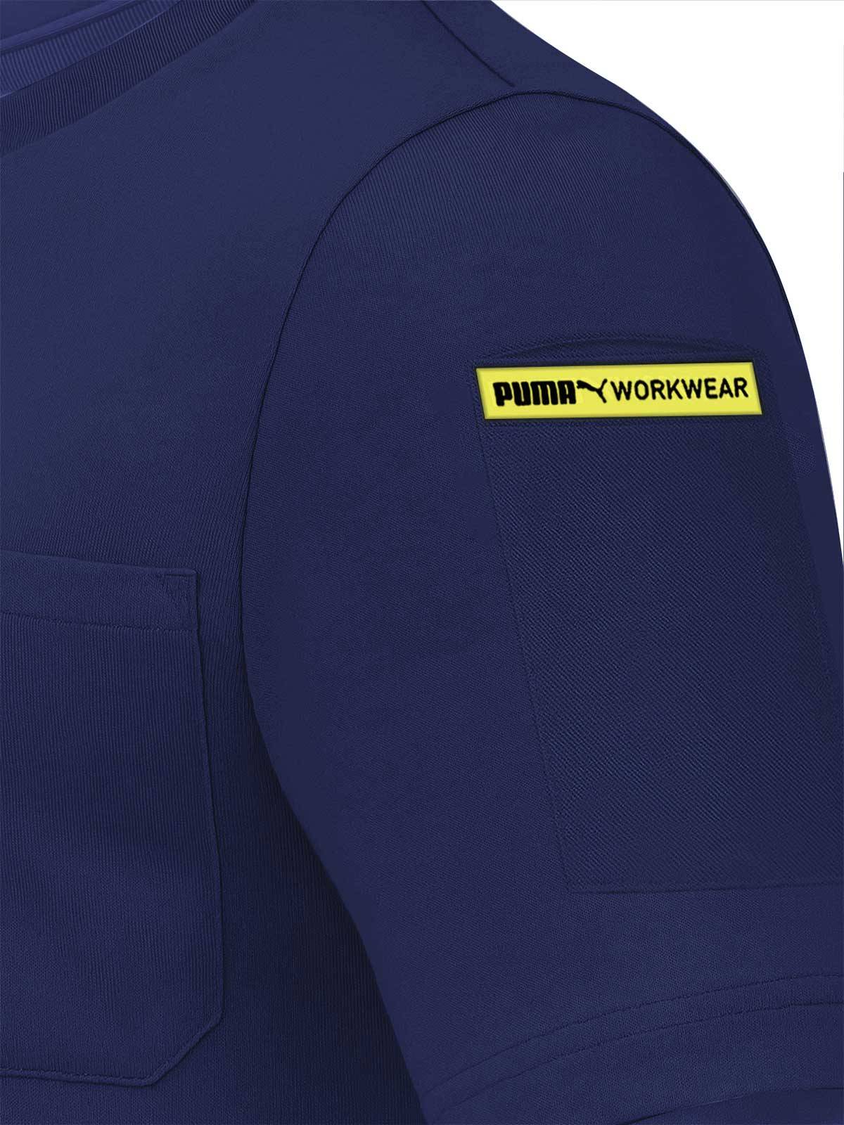 PUMA Workwear Advanced Kollektion T‑Shirt Marine M, 72% Baumwolle 28% Polyester-2