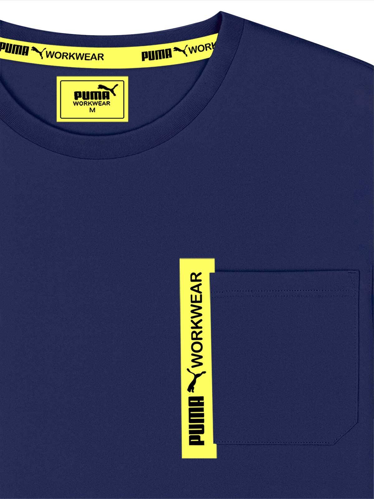 PUMA Workwear Advanced Kollektion T‑Shirt Marine M, 72% Baumwolle 28% Polyester-3