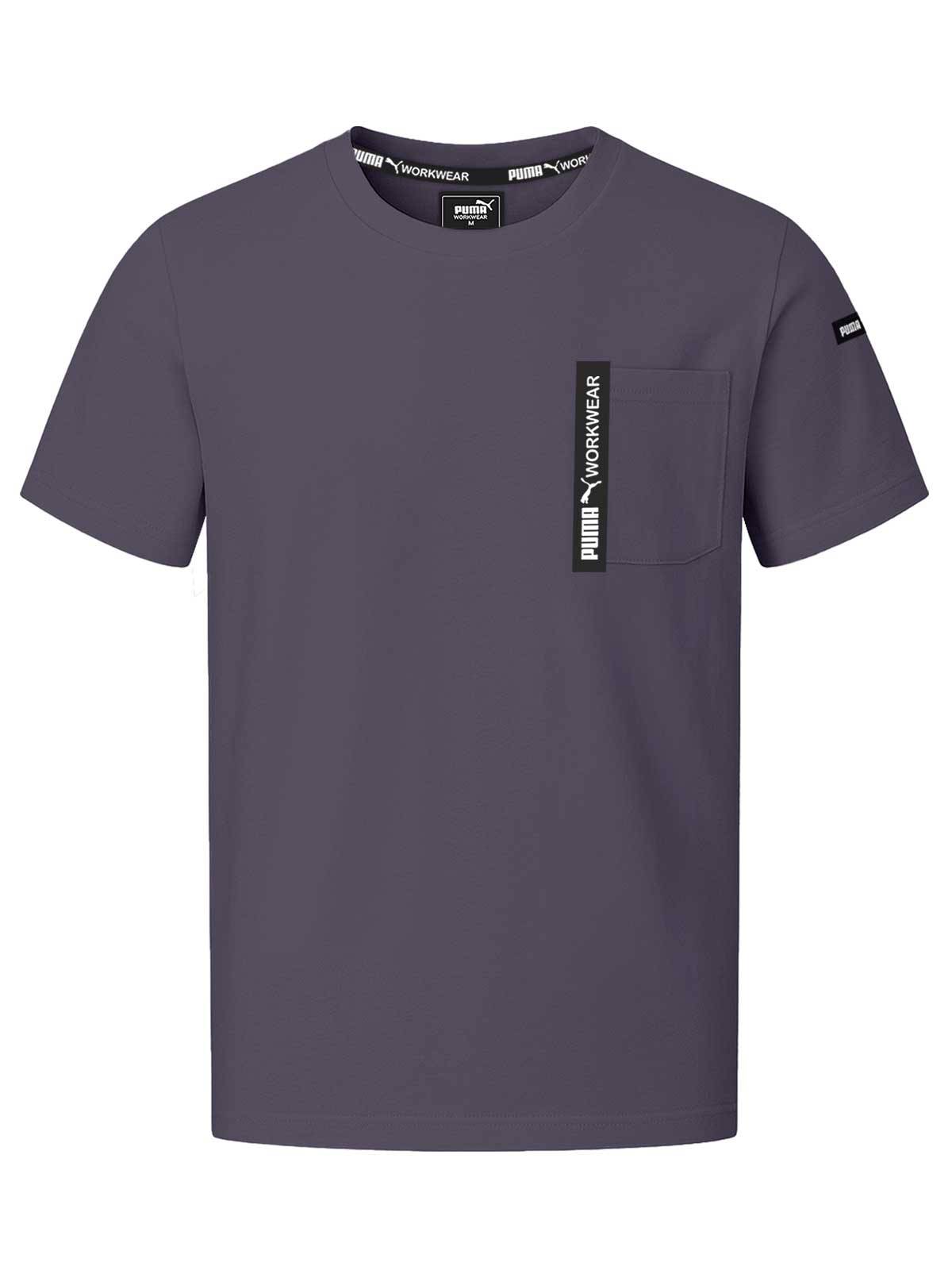 PUMA Workwear Advanced Kollektion T-Shirt Anthrazit M - 72% Baumwolle 28% Polyester-0