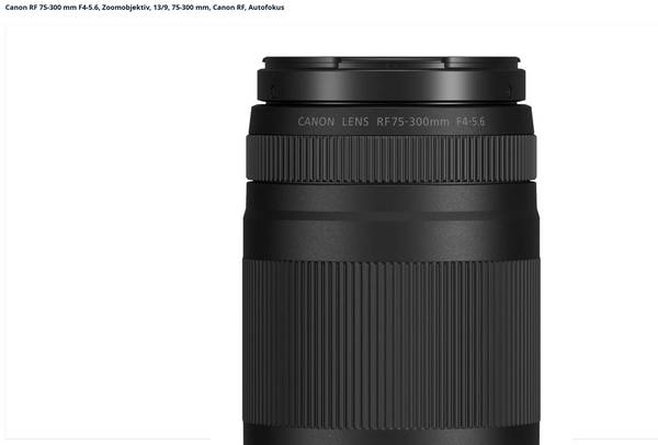 Canon Digitalkamera Objektiv - RF 7-300mm f/4-5.6