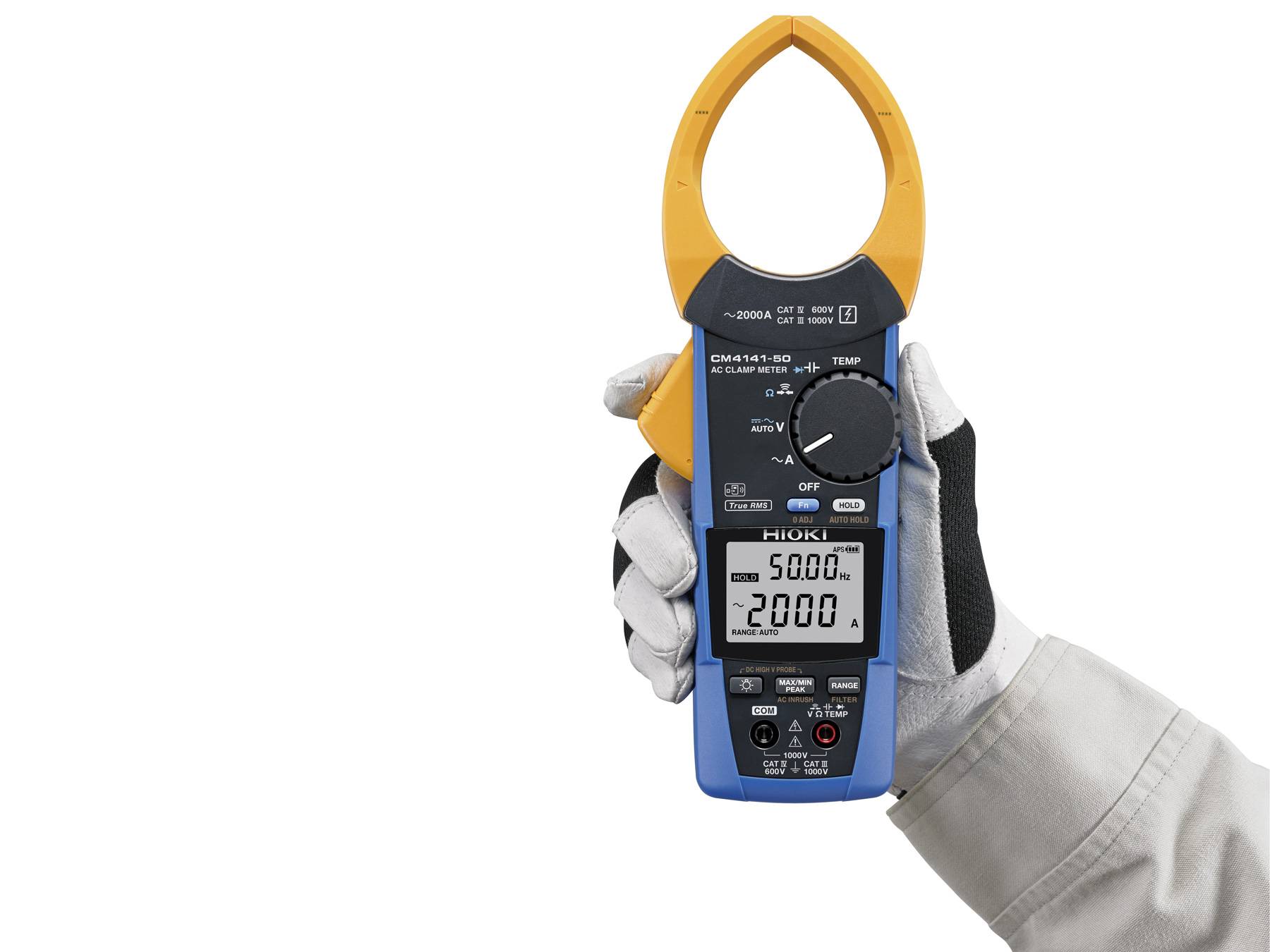 HIOKI CM4141-90 - True-RMS-Zangenmultimeter für AC-Ströme bis 2000 A mit 3 Messbereichen-3
