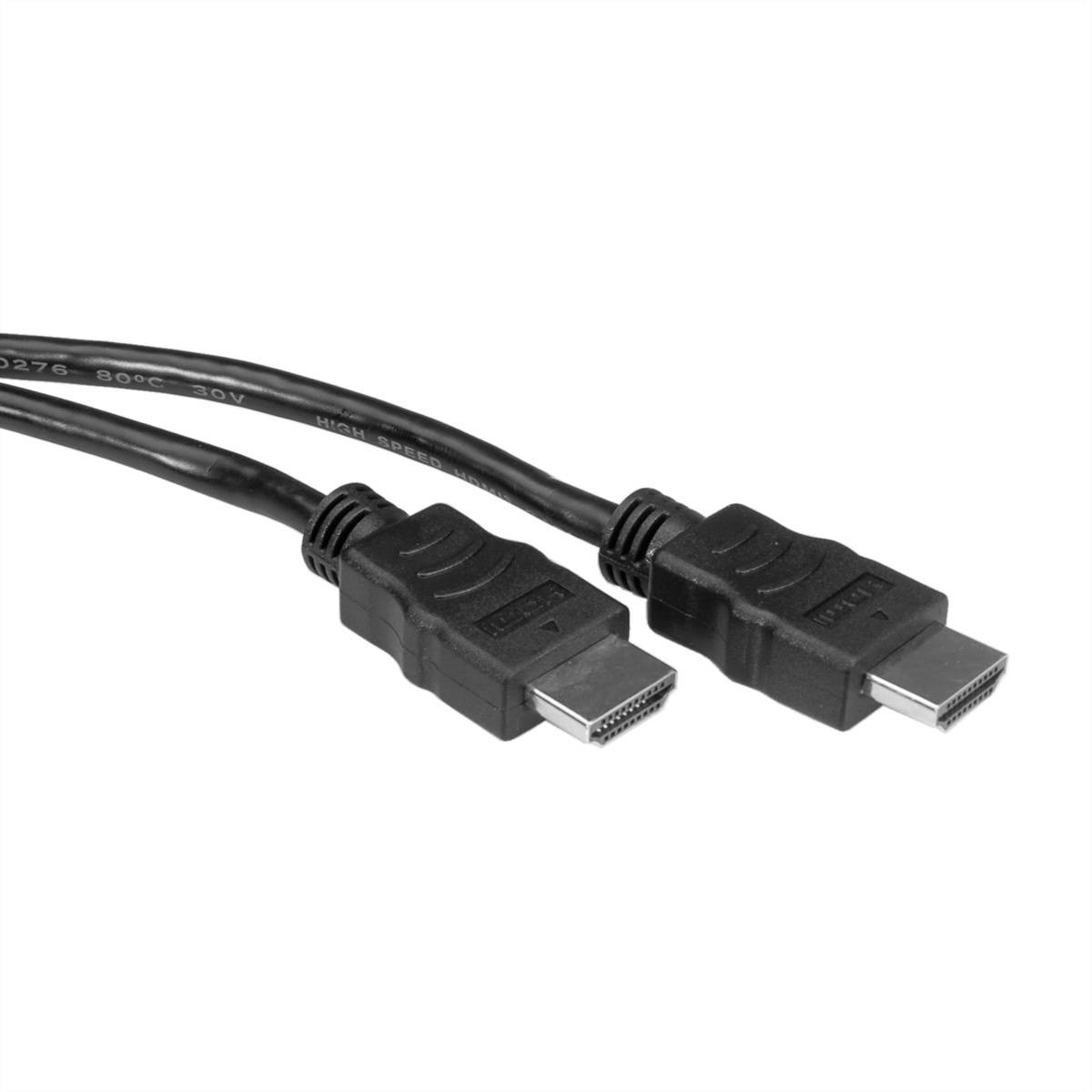 STANDARD HDMI High Speed Kabel mit Ethernet, schwarz, 2 m-0