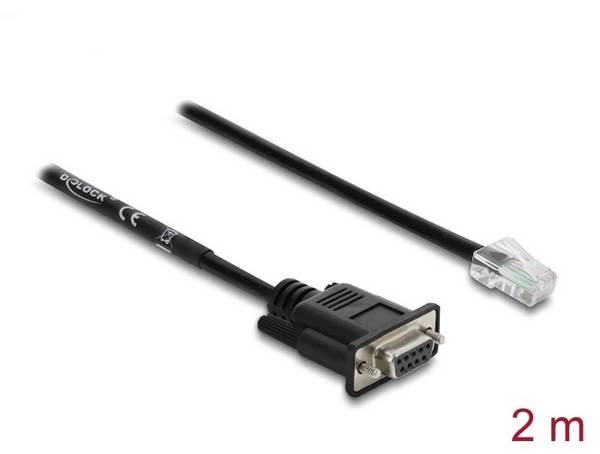 Delock Kabel seriell - DB-9 (W) zu RJ-45 (M)