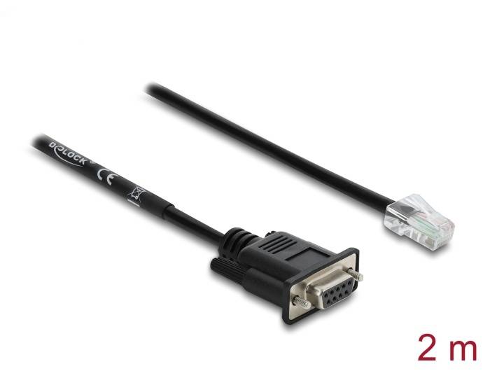 Delock Kabel seriell - DB-9 (W) zu RJ-45 (M)-0