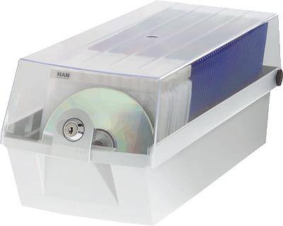 CD-Box Mäx 60 für max. 60 CDs lichtgrau-0