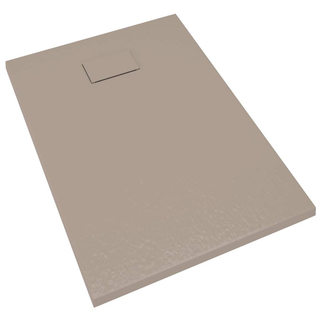 vidaXL Duschwanne SMC Braun 100x70 cm-4