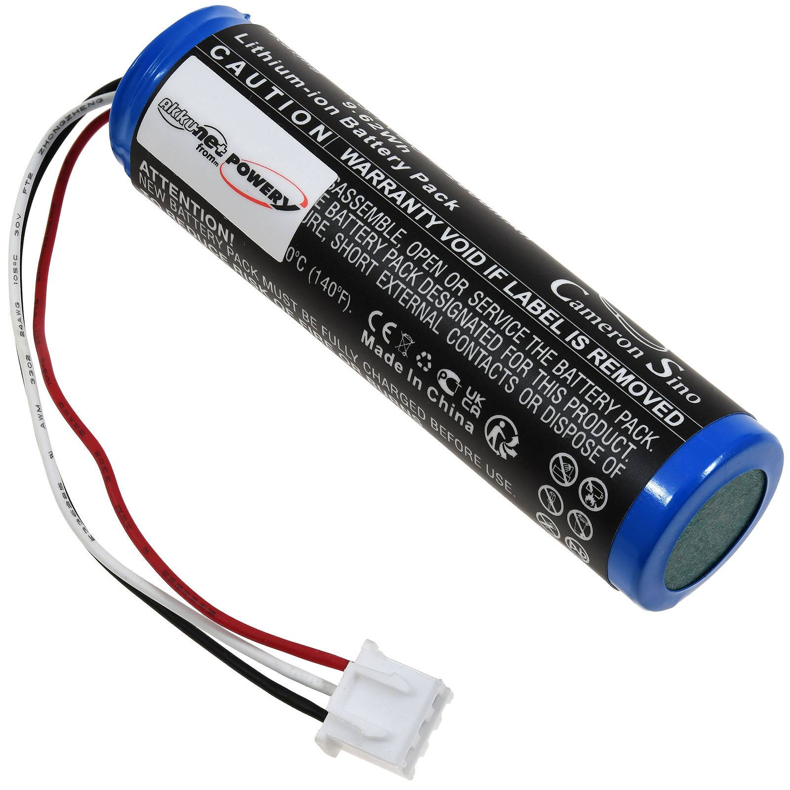 Akku kompatibel mit Theradome Typ INR18650-1S1P, 3,7V, Li-Polymer-1