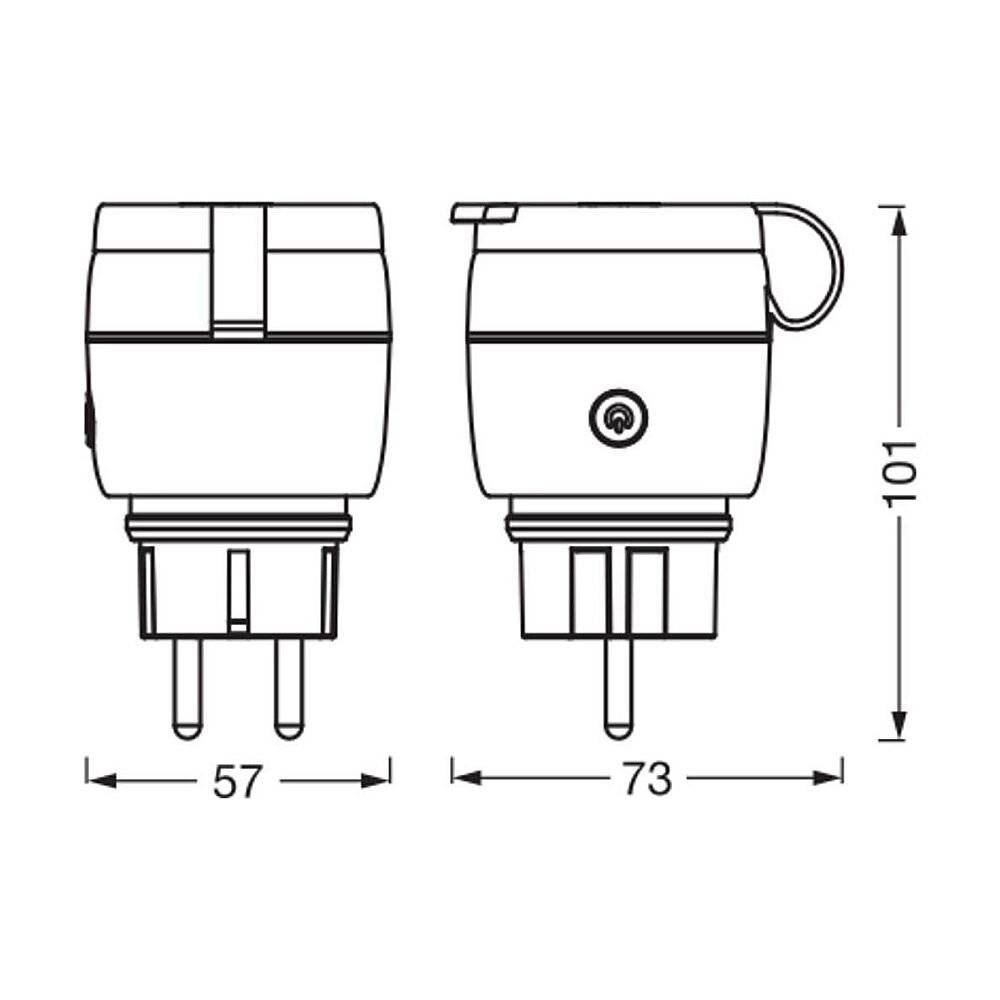 Preisbild für Osram Smart+ Zigbee Compact Außenbeleuchtung Stecker EU Schwarz