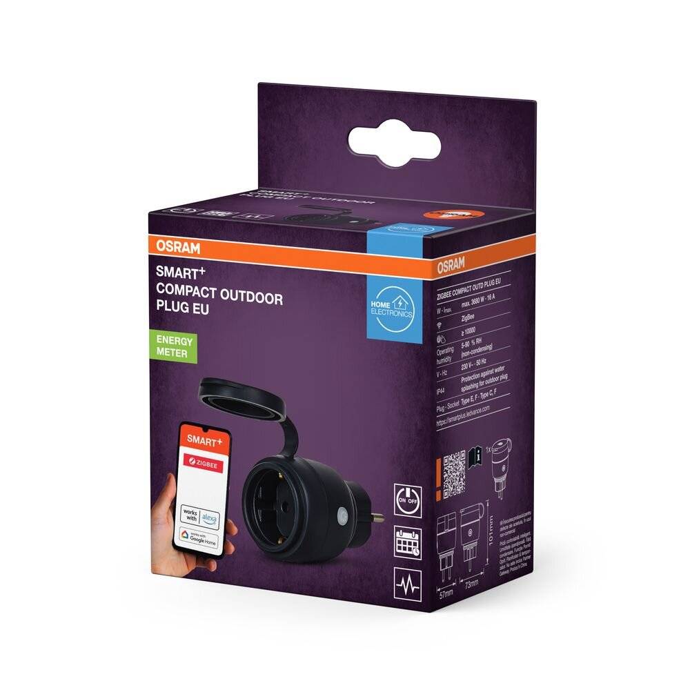 Symbolbild für Osram Smart+ Zigbee Compact Außenbeleuchtung Stecker EU Schwarz