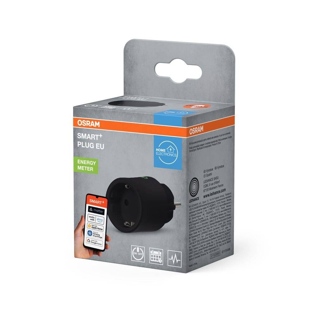 Symbolbild für Osram Smart+ Matter Stecker Schwarz