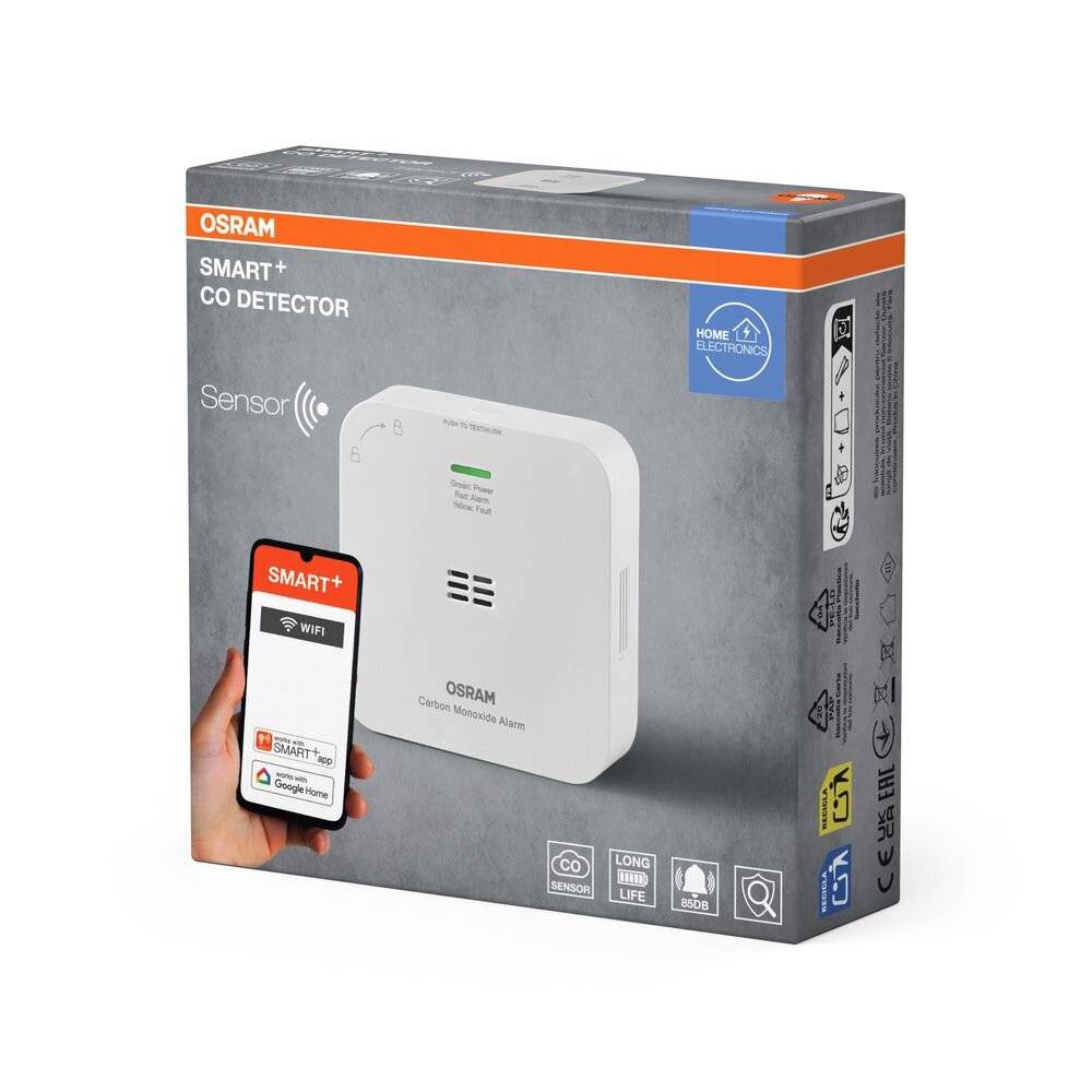 Symbolbild für Osram Smart+ Wifi Kohlenmonoxid Detector