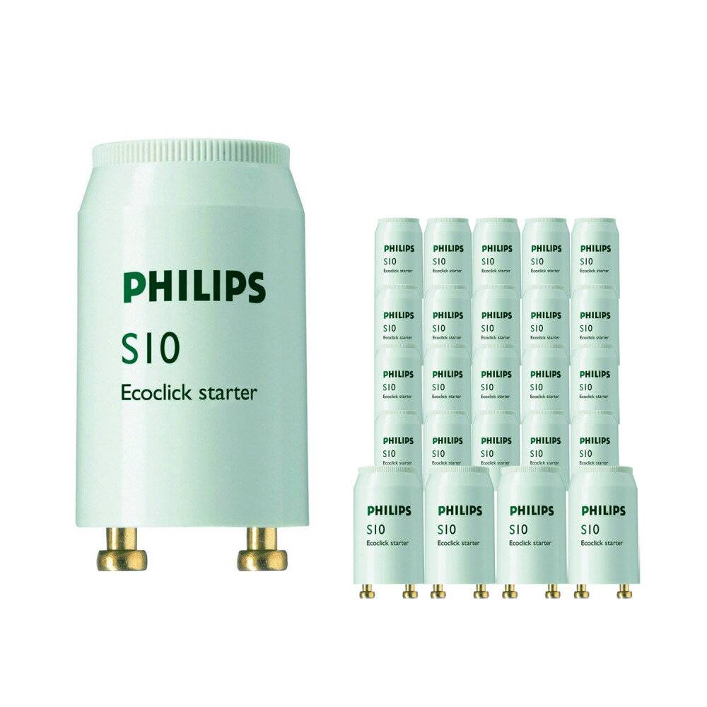 Mehrfachpackung 25x Philips S10 Starter 4-65W SIN-0