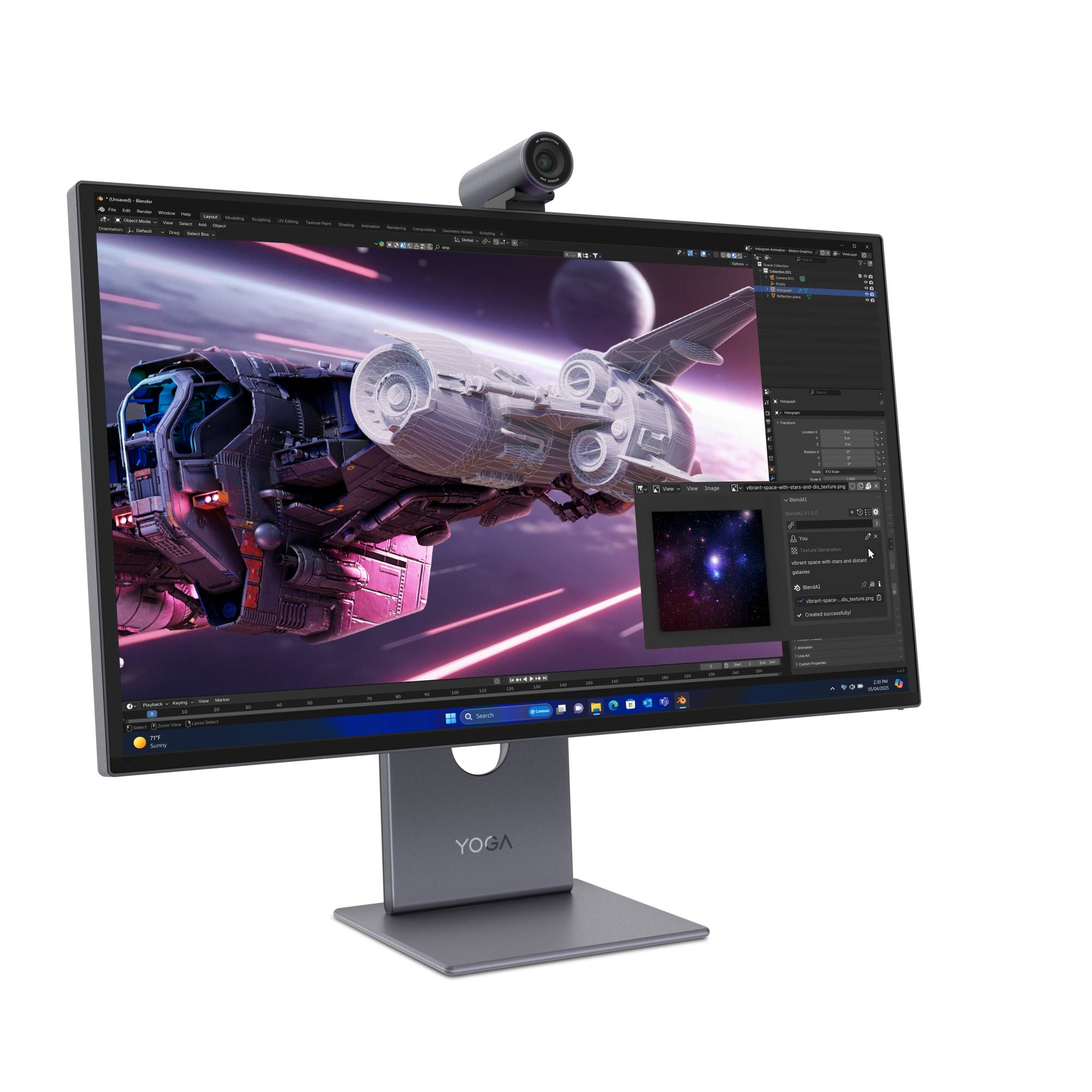Lenovo Yoga Pro 27UD-10 - OLED-Monitor - 68.6 cm (27")-2