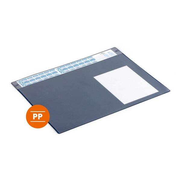 Schreibunterlage 650x480mm dunkelblau mit Kalender-1