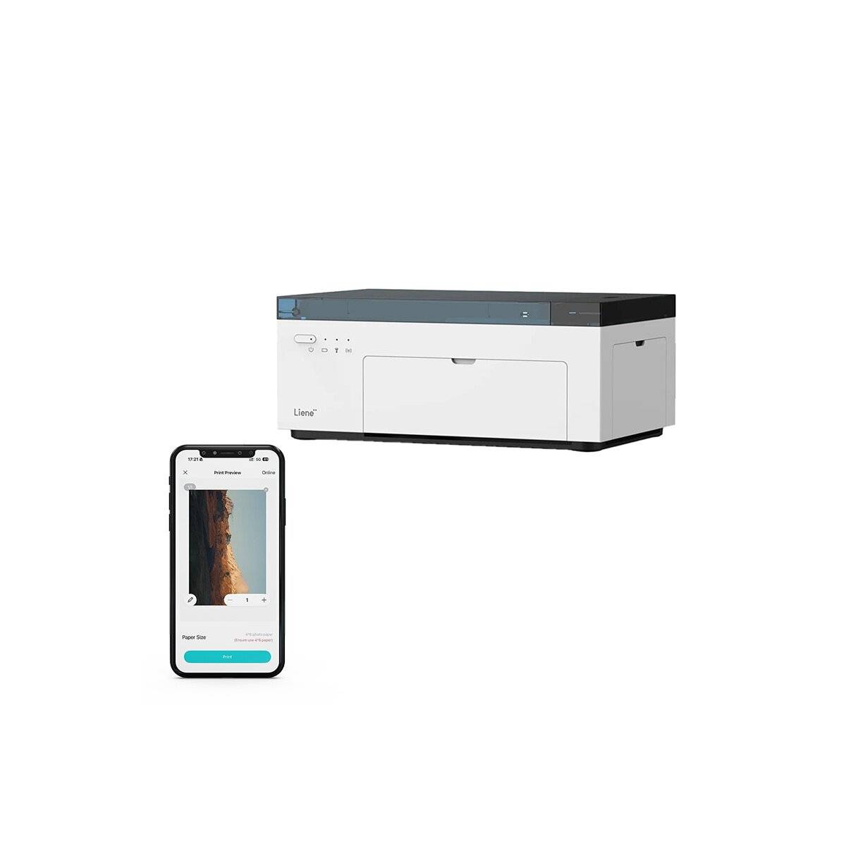 Liene - FN001-65006 - Liene Amber M200 – tragbarer Fotodrucker (10 x 15 cm)-0