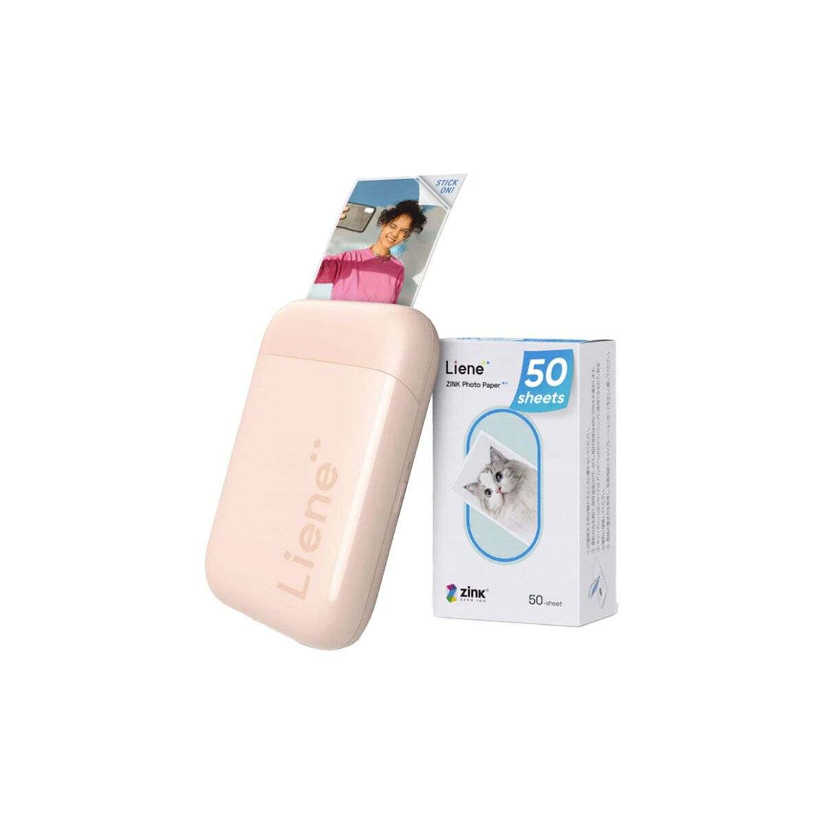 Liene - KW001-65023 - Liene Pearl 2x3" tragbarer Fotodrucker (rosa)-4