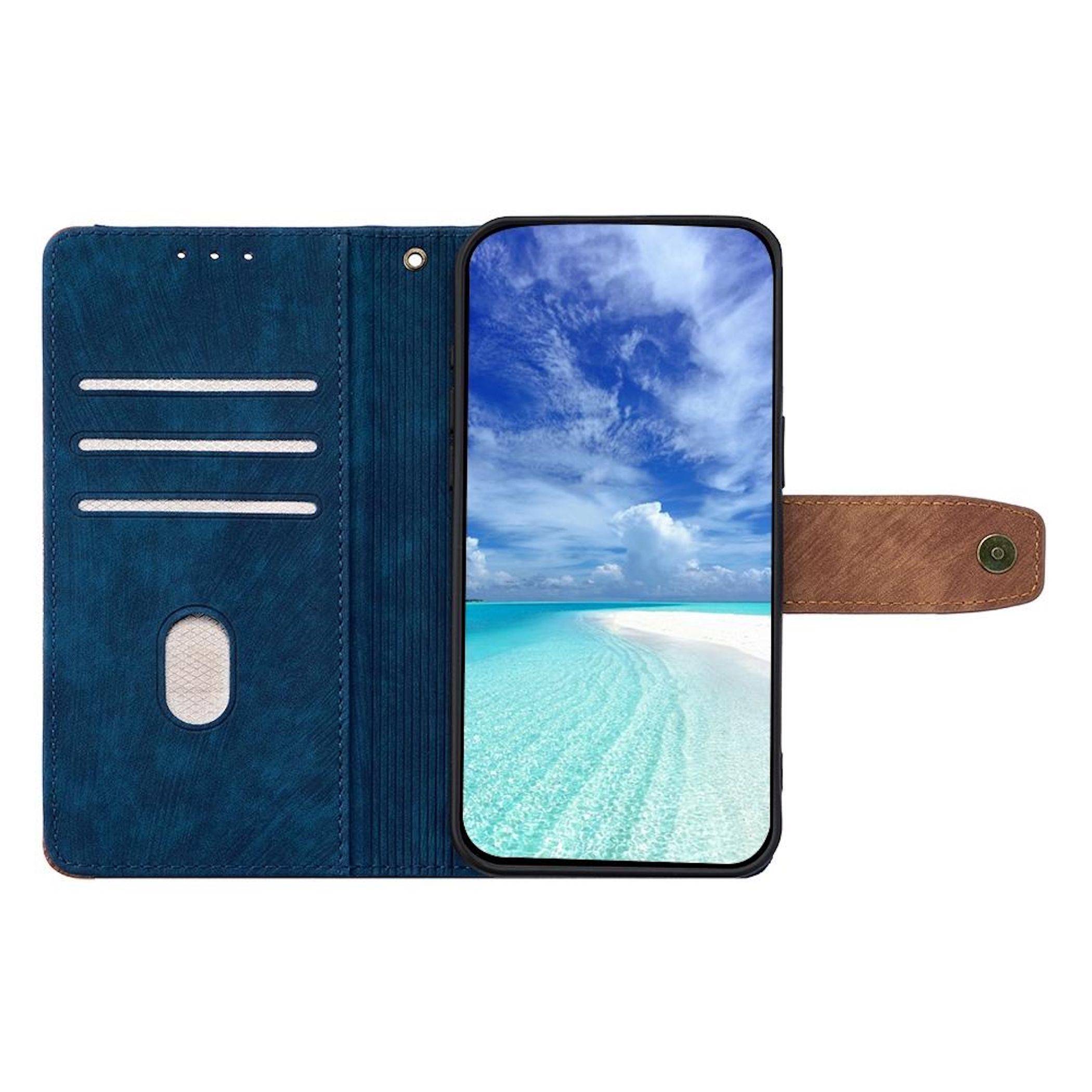 Handy Hülle Klapphülle Samsung Galaxy S26 Ultra RFID Schutz Kartenfach Blau-2