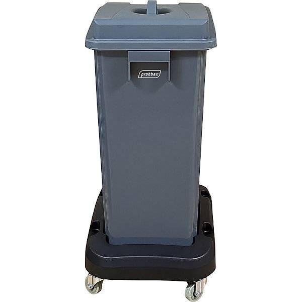 Wertstoffsammler mit Fahrwagen Deckel grau 60 Liter. Probbax S.A.R.L. 86747549-1